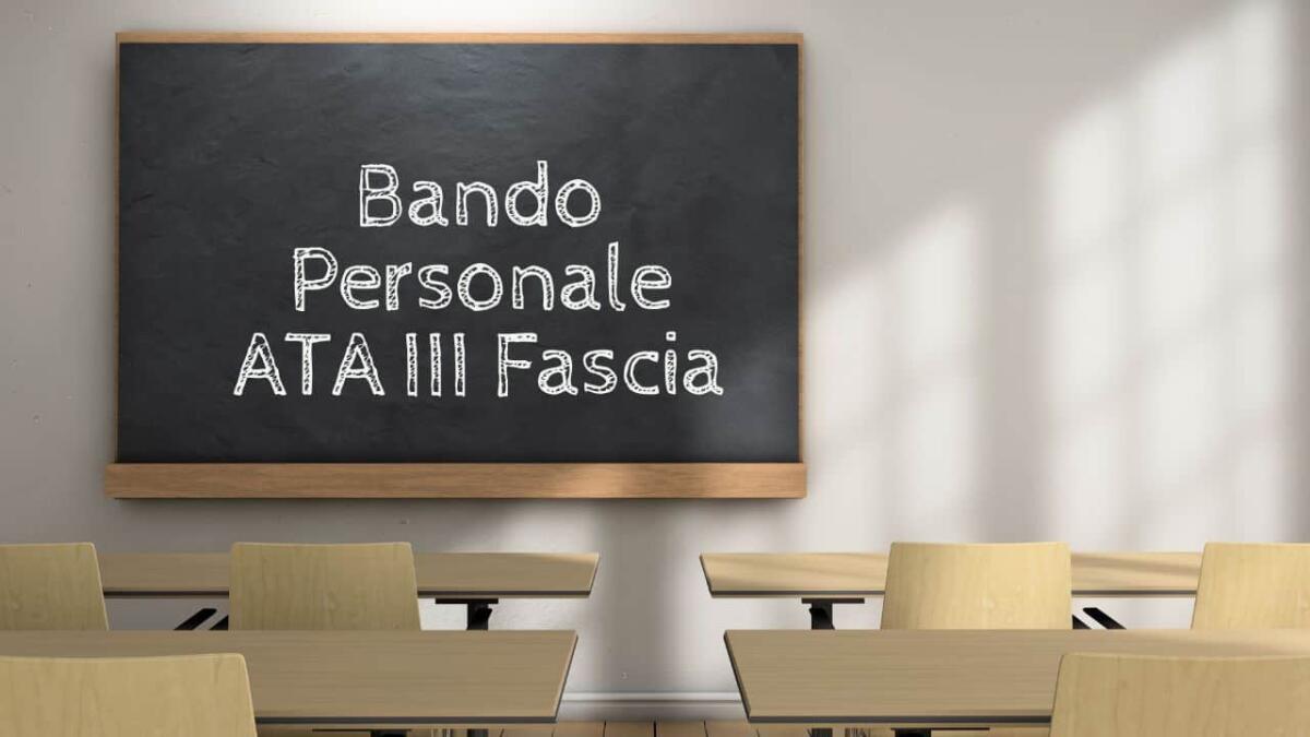 Graduatorie ATA III Fascia 2024/27: possibile inserirsi come OS con il diploma di maturità? - Bando Personale ATA III Fascia