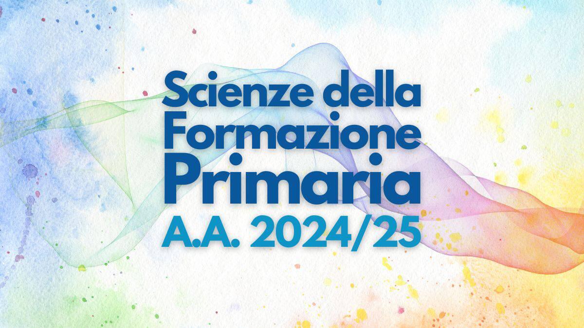 Scienze della Formazione Primaria 2024/25: pubblicati 375 esoneri Tutor organizzatori e coordinatori - Scienze della Formazione Primaria