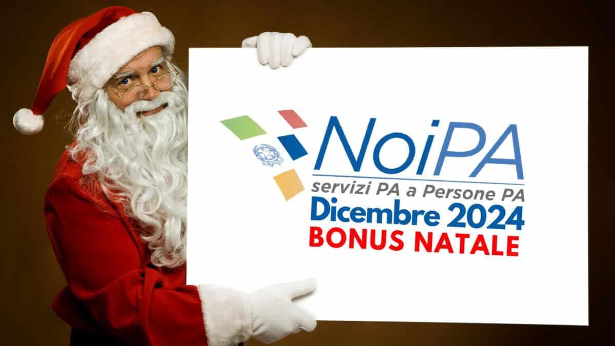 Bonus Natale 2024: oltre 100 mila le richieste gestite da NoiPA [Comunicato Ufficiale] - Stipendio Dicembre e Bonus Natale