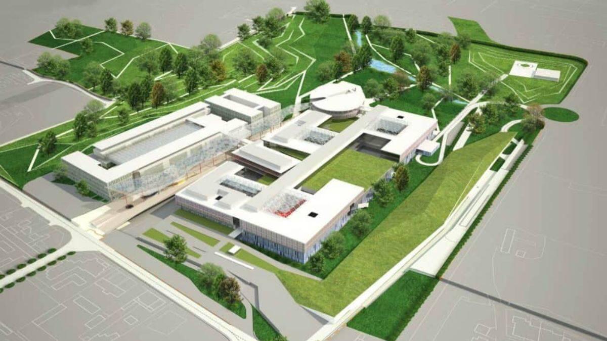 La 'Città della Salute' e della Scienza di Novara: il rendering del nuovo polo ospedaliero piemontese - Il rendering del progetto della Città della Salute di Novara