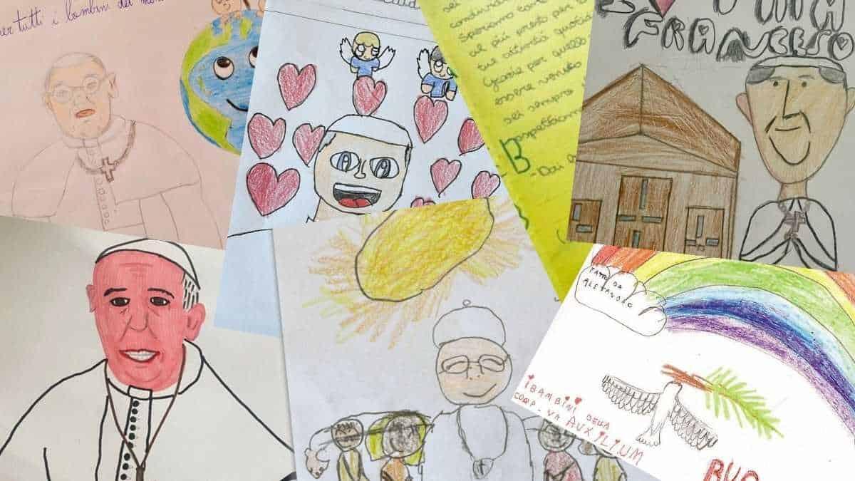 La voce dei bambini per Papa Francesco: disegni, lettere e preghiere da tutto il mondo - Papa Francesco