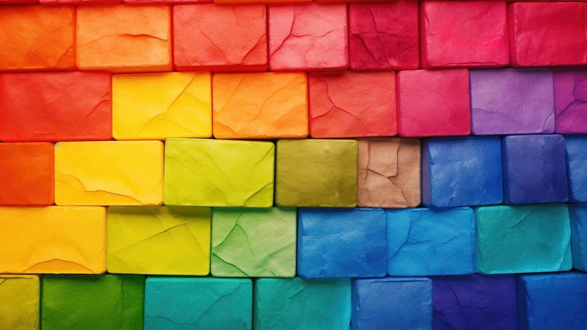 Scala arcobaleno, polemiche in una scuola veronese: il sindaco propone la ritinteggiatura - Muro con i colori dellarcobaleno