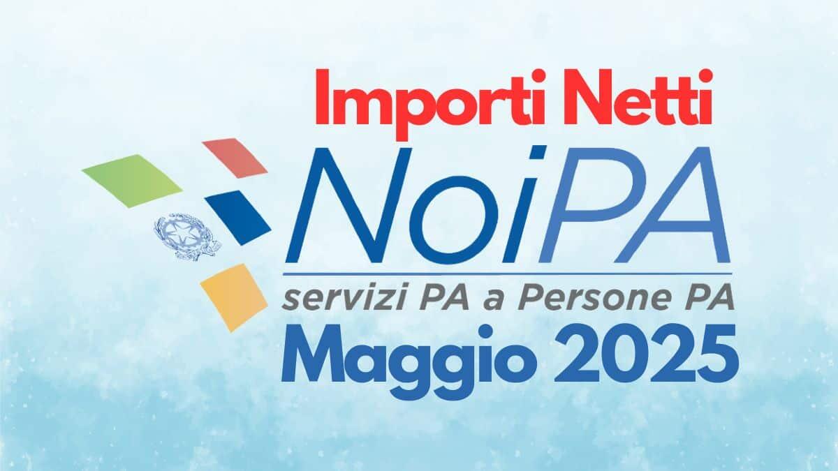 NoiPA, stipendio maggio 2025 docenti e ATA: visibili gli importi netti, sia dall'App che dal portale - Importi netti Stipendio Maggio 2025