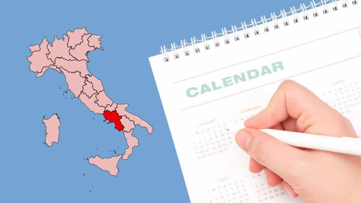 Calendario scolastico 2025/26 Campania: vacanze, festività e novità - Calendario scolastico Campania