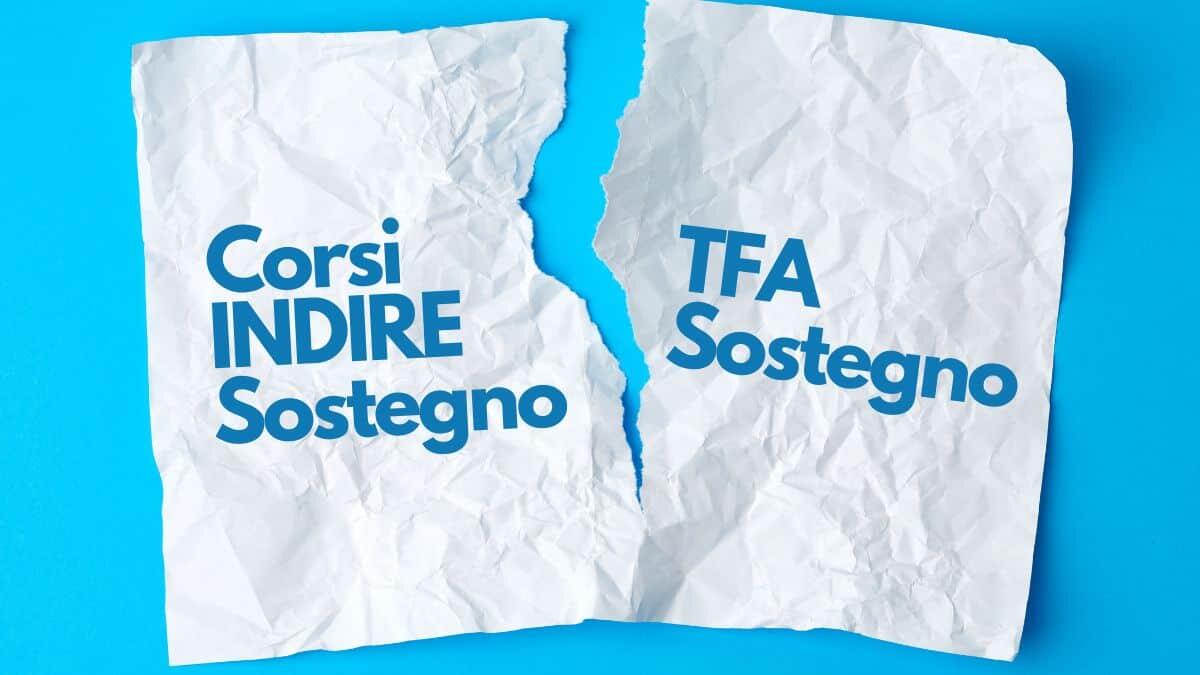 Corsi INDIRE e TFA: la formazione sul sostegno tra riforme e polemiche - Corsi INDIRE Sostegno contro TFA Sostegno