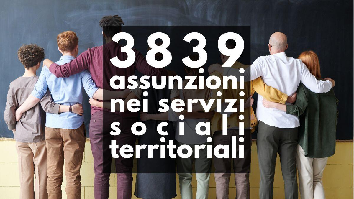 Inclusione sociale: al via il bando per l’assunzione di 3.839 operatori nei servizi territoriali - Inclusione sociale