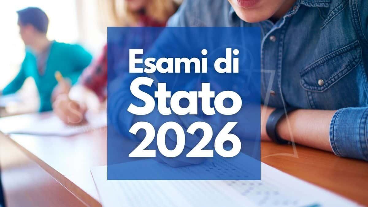 Esami di Stato 2026: pubblicato il calendario, prima prova di Maturità il 18 giugno [Ordinanza] - Esami di Stato 2026