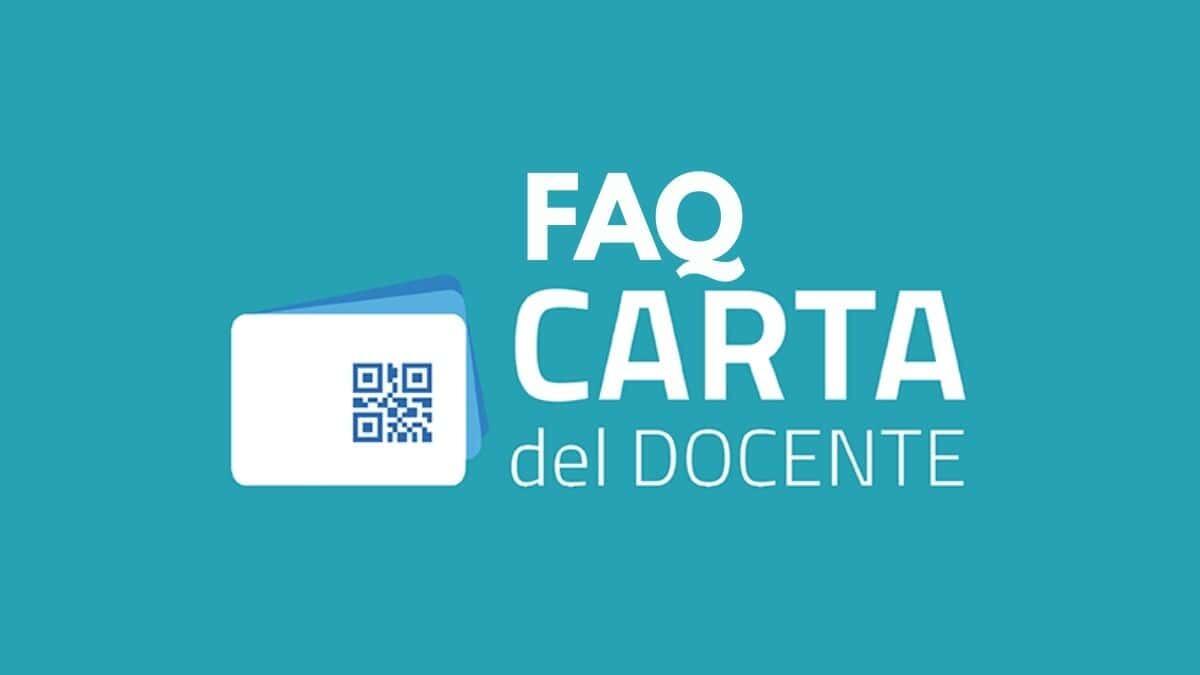 Carta del Docente, tutte le risposte alle vostre domande: le FAQ del MiM - FAQ Carta del Docente