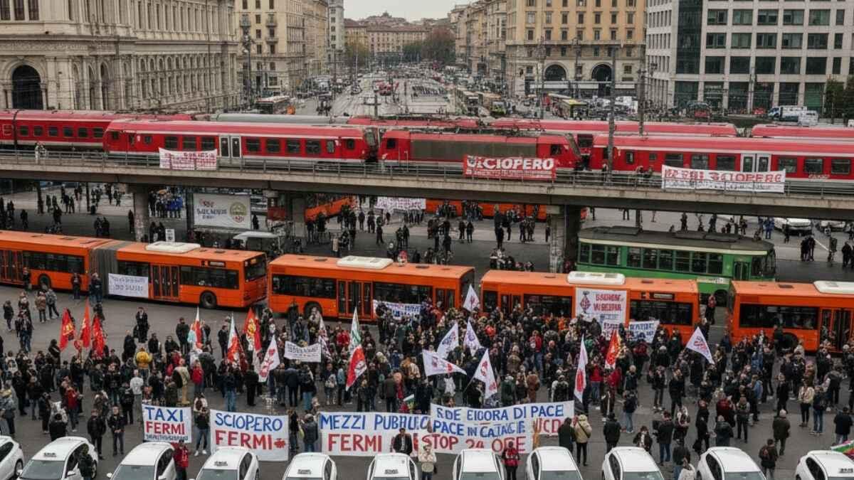 Sciopero 22 settembre: stop mezzi pubblici, ecco le fasce orarie di garanzia - Sciopero dei trasporti pubblici
