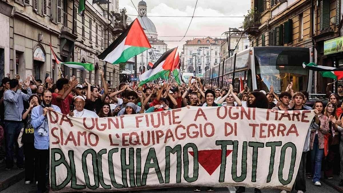 Sciopero per Gaza 3 ottobre: manifestazioni in oltre 100 città d'Italia contro il genocidio - Sciopero Pro Palestina