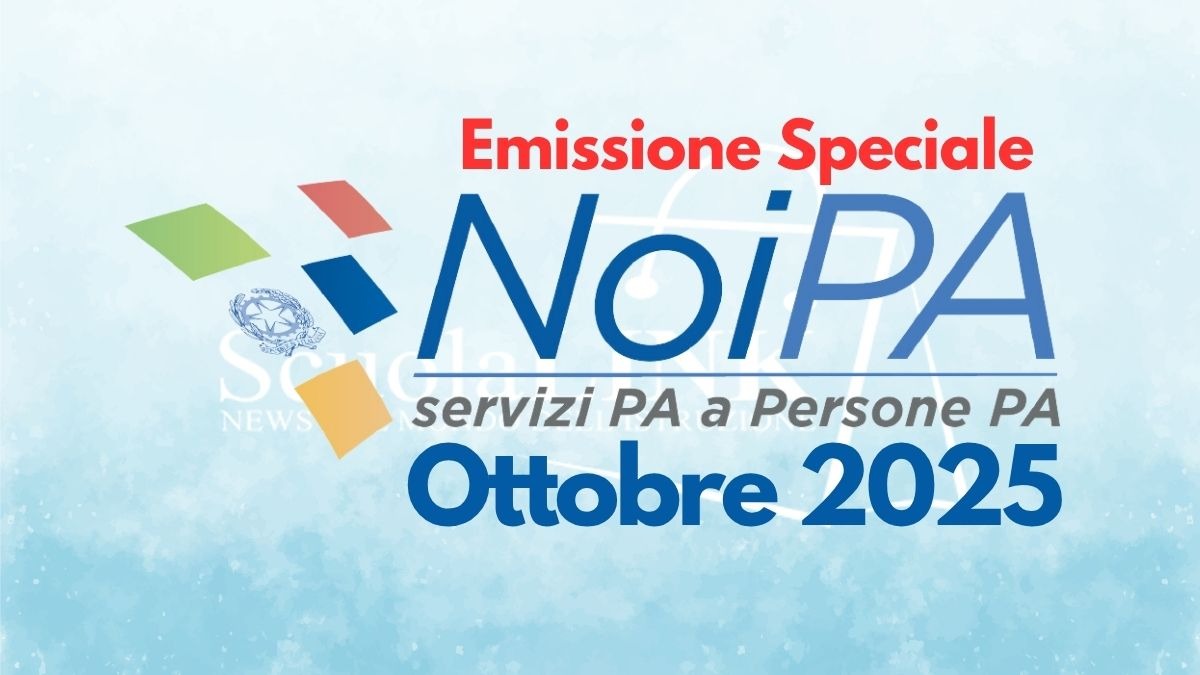 emissione speciale noipa 17 ottobre supplenti e vvff l accredito a fine mese