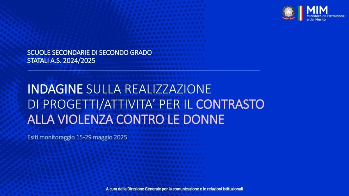 Violenza sulle donne, indagine MiM: le scuole in prima linea - Indagine attività legate a progetti delle scuole contro la violenza sulle donne