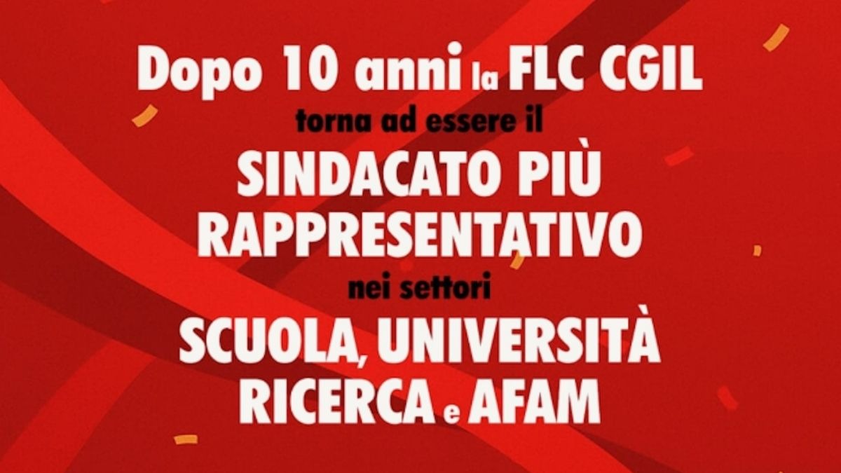Rappresentatività sindacale scuola 2025-27: i nuovi dati ARAN - Rappresentatività sindacale FLC CGIL