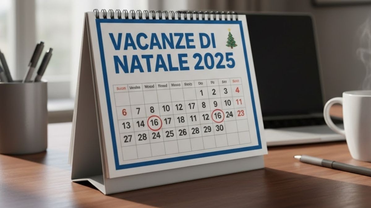Vacanze Natale 2025: il calendario suddiviso per Regione - Calendario Vacanze di Natale 2025