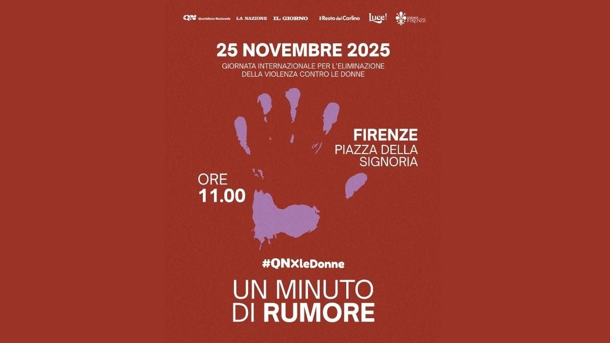 Un minuto di rumore: a Firenze l’evento di QN per le donne - Un minuto di rumore