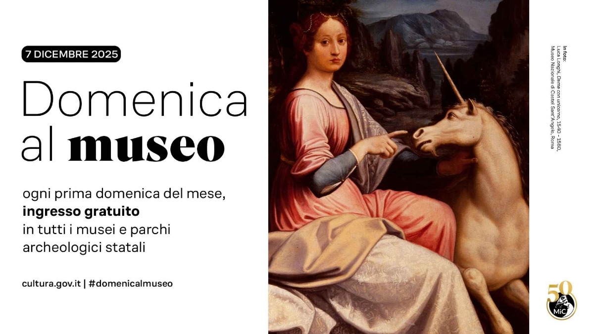 Domenica al Museo: porte aperte e ingresso gratuito il 7/12 - Domenica al Museo
