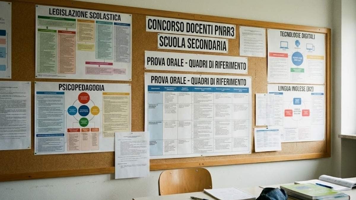 Concorso docenti PNRR3: pubblicati i quadri di riferimento prova orale scuola secondaria - Quadri di riferimento prova orale Concorso PNRR3 scuola secondaria