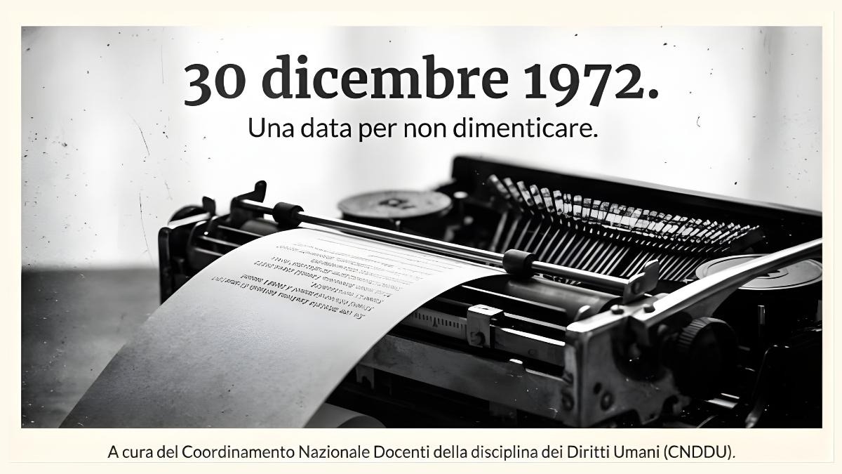 Le riflessioni del CNDDU sulla fine della Guerra del Vietnam - 30 dicembre 1972