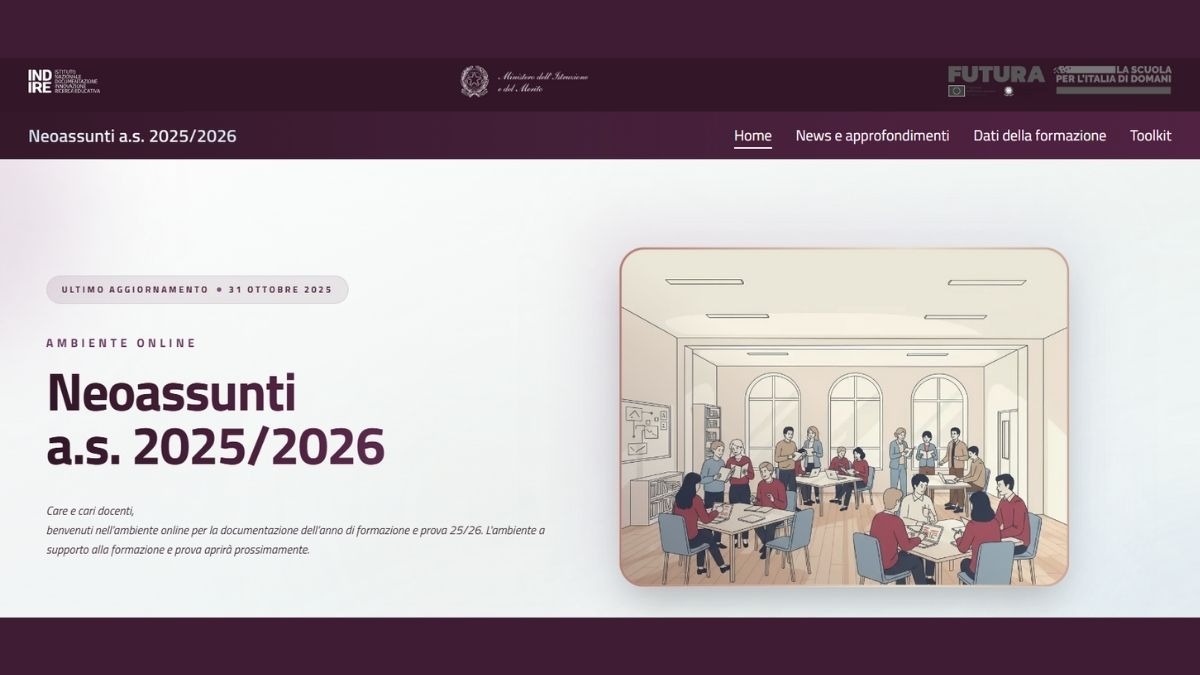 Anno di prova 2025/26: guida completa al portale INDIRE - INDIRE Neoassunti 2025 - 2026