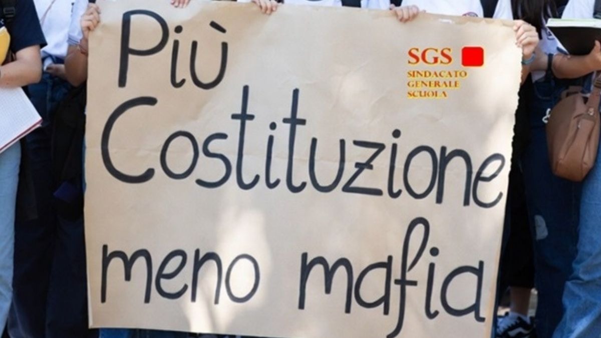 Mucci (SGS): educare contro la mafia con l'eredità di Rocco Chinnici - Più Costituzione meno mafia