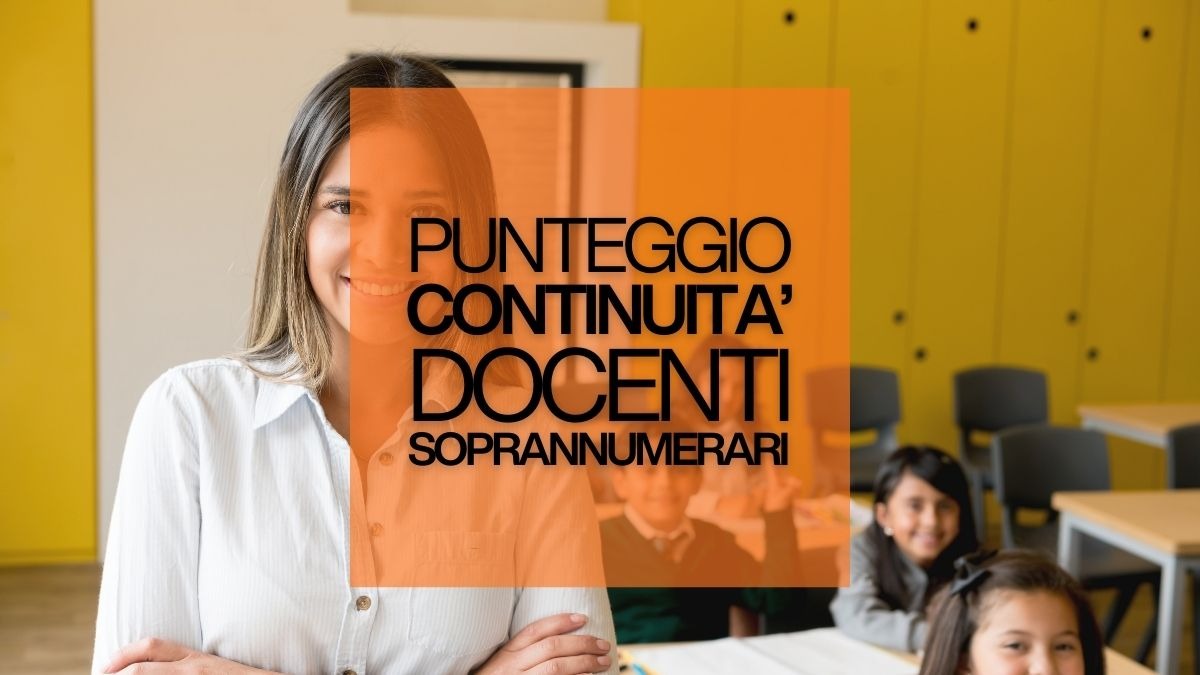 Punteggio di continuità: guida al calcolo per i docenti soprannumerari [FAQ[ - Punteggio di continuità docenti soprannumerari