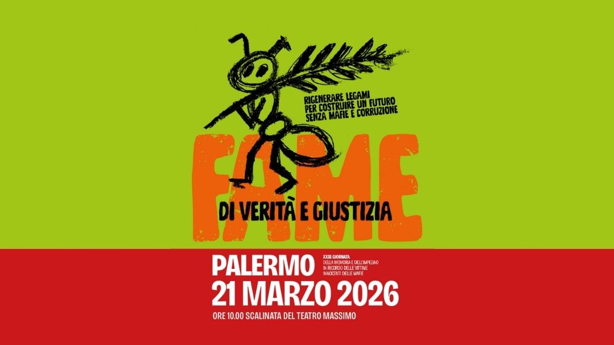 In ricordo delle vittime innocenti di mafia: 21 marzo, scalinata Teatro Massimo di Palermo - 