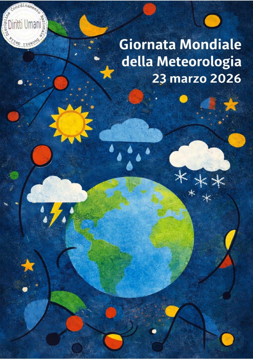 Locandina Giornata Mondiale della Meteorologia 2026