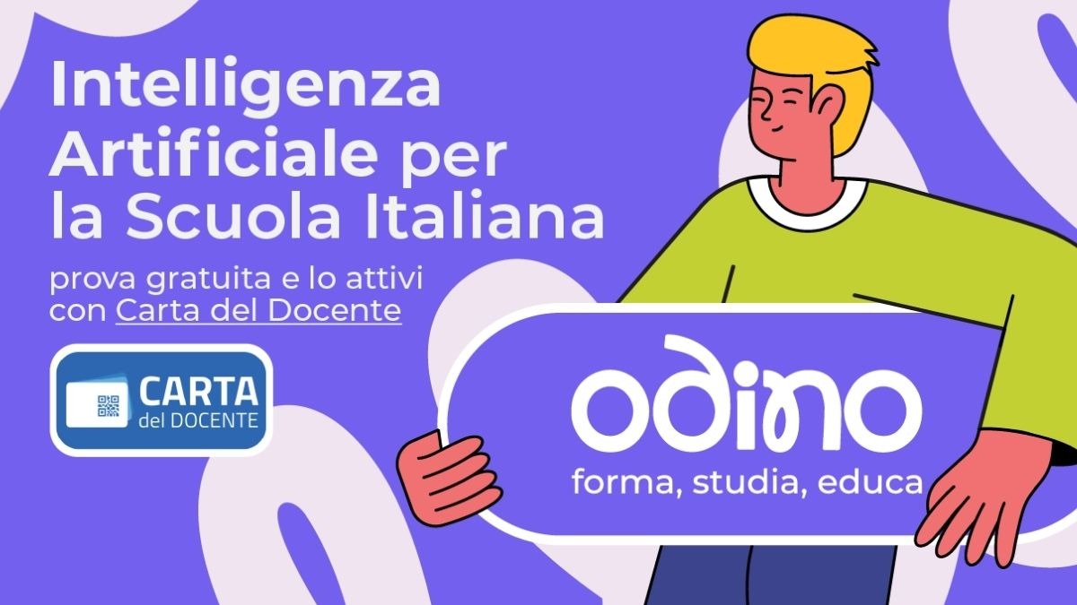 Odino, l’intelligenza artificiale per docenti (con Carta del Docente e sconto esclusivo 10€)  - 
