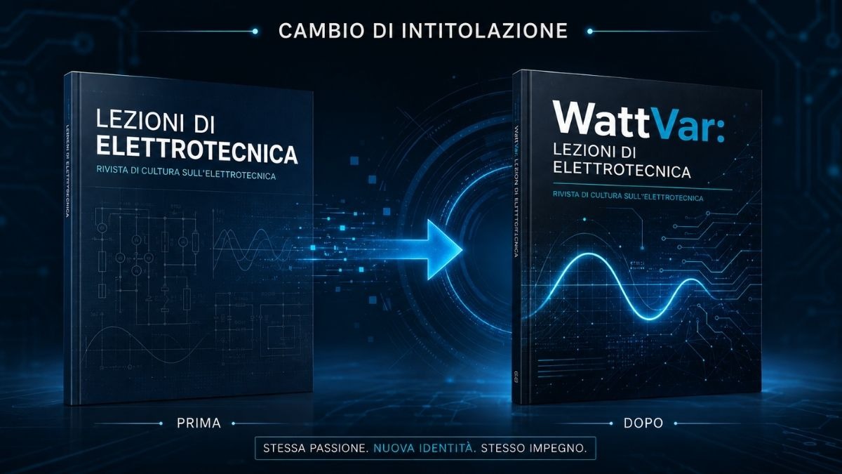 Elettrotecnica oggi: WattVar ridefinisce la divulgazione e la didattica - 