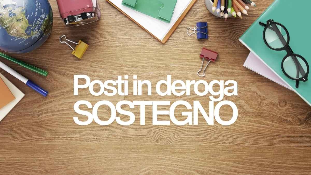 posti sostegno in deroga al 30 giugno 2027 ecco gli elenchi suddivisi per regione aggiornato al 25 luglio da Scuolalink.it posti sostegno in deroga al 30 giugno 2027 ecco gli elenchi suddivisi per regione aggiornato al 25 luglio